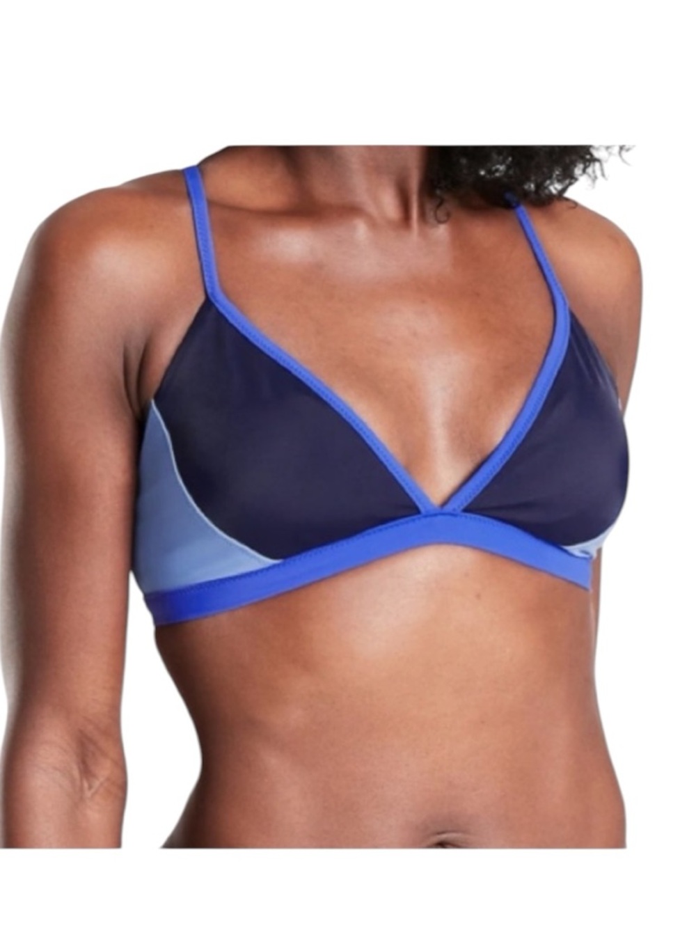 Athleta Freestyle Colorblock Bikini Top Swim S Small L Large New